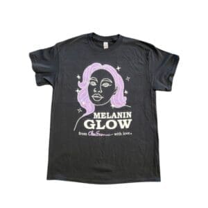 Melanin Glow Tee - Black